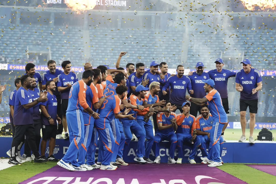 Asia Cup Indian Cricketers AI Generated Trophy
