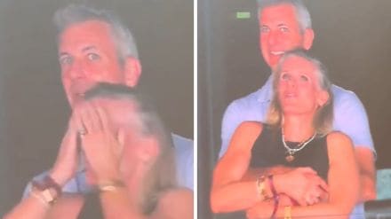 Coldplay concert controversy Kristen Cabot divorce