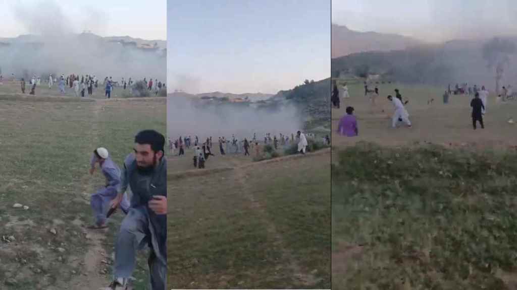 Bomb Blast in Pakistan cricket match in khyber pakhtunkhwa kills one several injured video