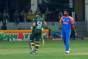 Jasprit Bumrah Sahibzada Farhan Fight Heated Verbal Spat IND vs PAK