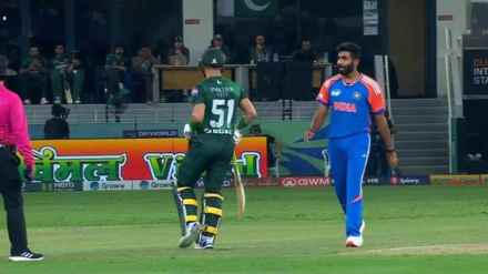 Jasprit Bumrah Sahibzada Farhan Fight Heated Verbal Spat IND vs PAK