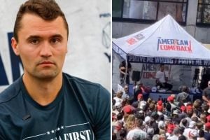 Charlie Kirk shot dead trump
