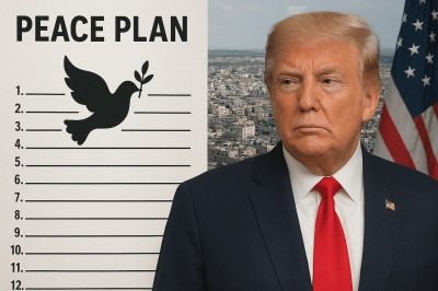 डोनाल्ड ट्रम्प आता इस्रायल-गाझा युद्ध थांबवणार; मांडला २० कलमी ‘प्लॅन ऑफ अ‍ॅक्शन’!