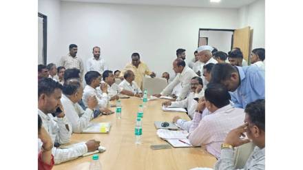 Unauthorized meeting at Chhagan Bhujbals liaison office Unauthorized meeting at Chhagan Bhujbals liaison office