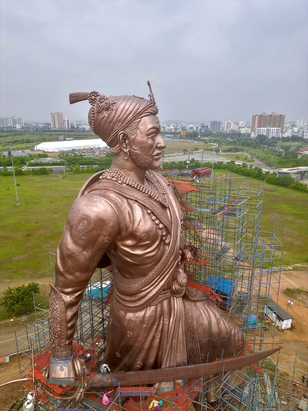Chhatrapati Sambhaji Maharaj Pimpri-Chinchwad Huge Statue photos