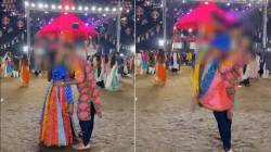 गुजरातमध्ये एनआरआय जोडप्याचं गरब्याच्या मैदानात चुंबन, व्हिडीओ व्हायरल झाल्यानंतर मागितली लेखी माफी
