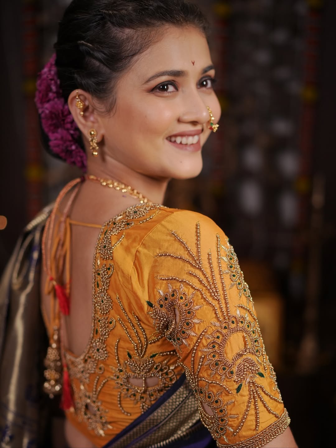Dnyanada Ramtirthkar Paithani Nauvari Saree