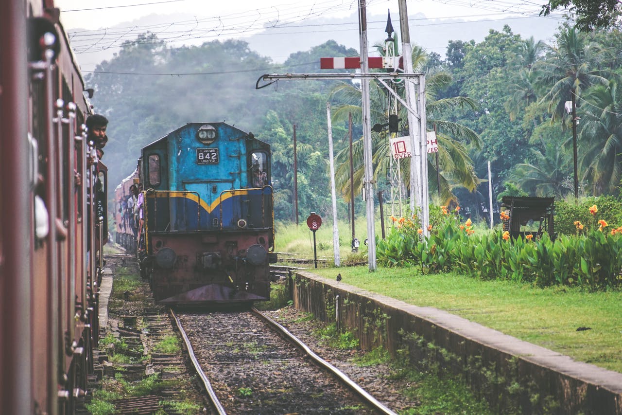 Do Not Open Umbrella On Railway Track