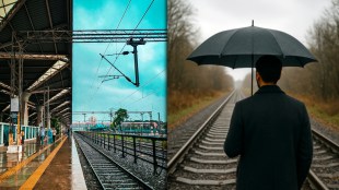 Do Not Open Umbrella On Railway Track