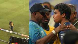 Sri Lanka Player Dunith Wallalage Father Dies Duirng SL vs AFG Match