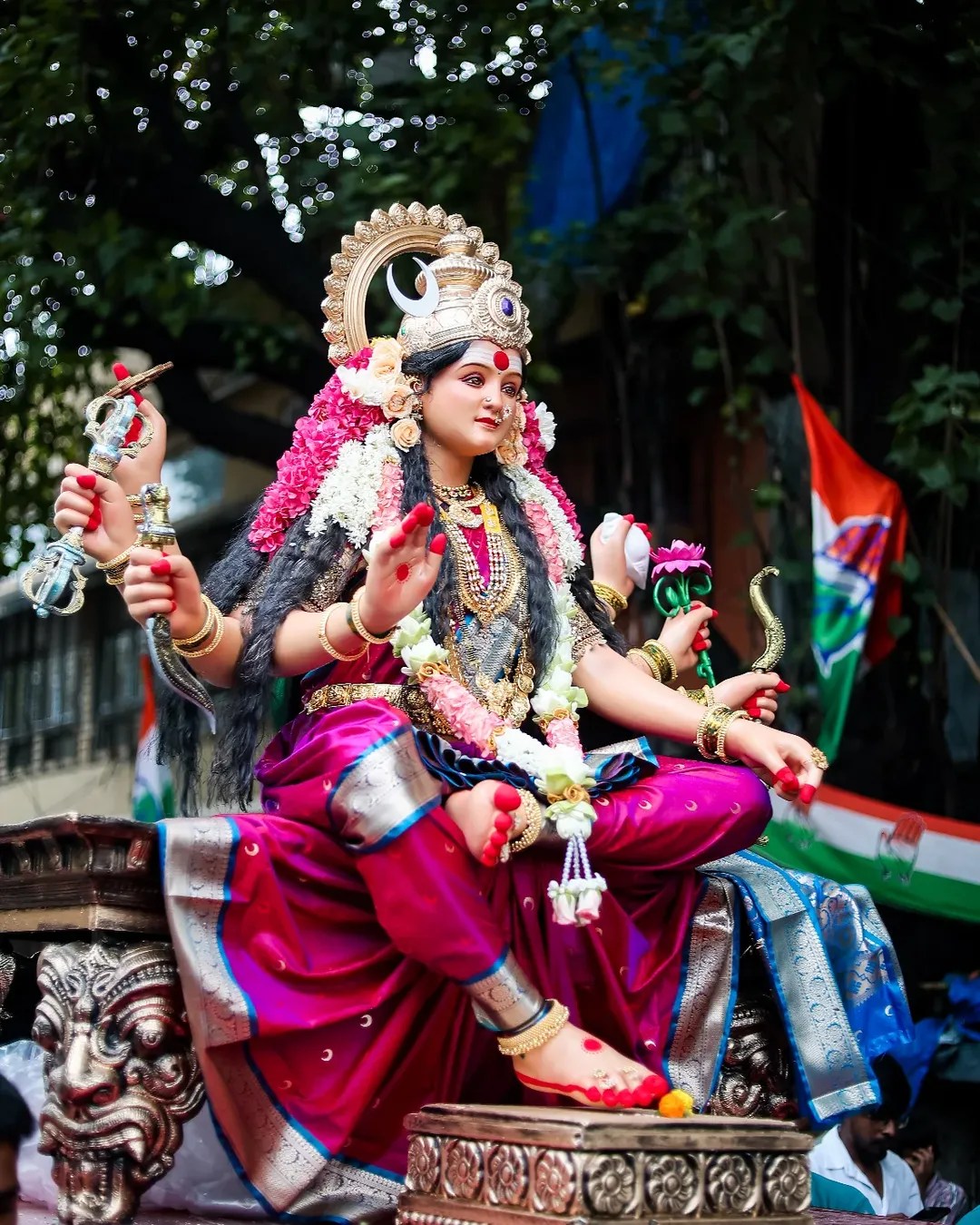Durga mata shringar, Navratri 2025, navratrotsav 2025