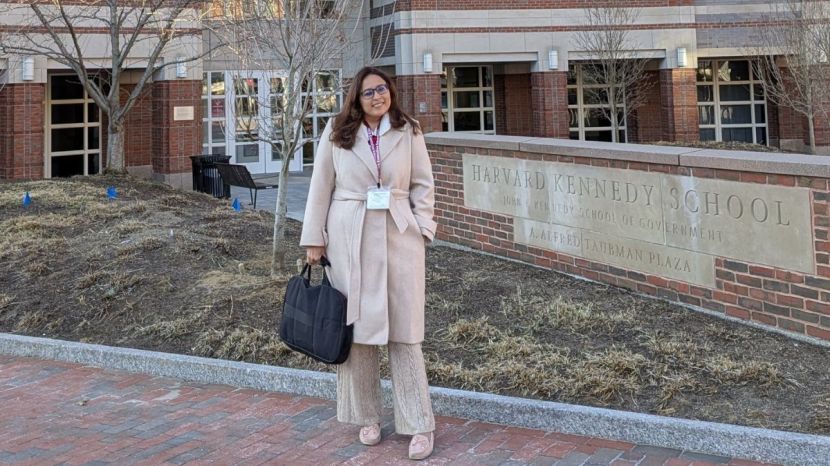 Radhika Gupta speaking about H-1B visa hike and urging Indian professionals in the US to return to India