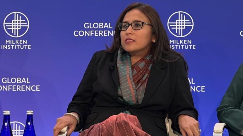 Radhika Gupta speaking about H-1B visa hike and urging Indian professionals in the US to return to India