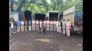 Forest Development Board takes action against Khair smugglers on Vajreshwari Shirsad road in Vasai