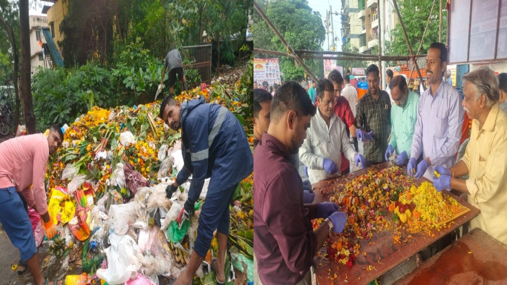 Ganesh festival waste management success in KDMC