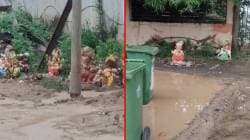 Video : बहिरंगेश्वर मंदिर परिसर बनला मुंबईचा जुहू बीच; सर्वत्र विखुरलेल्या पीओपीच्या मूर्ती…