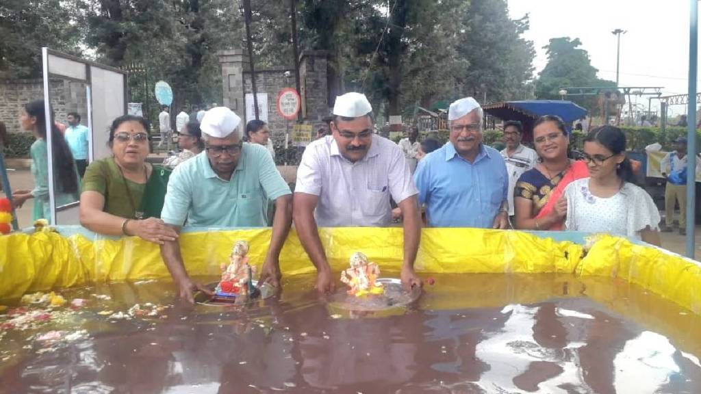 As many as 42 water tanks for the eco-friendly immersion of Ganesh idols
