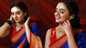 Photos: ‘अबोली’ फेम गौरी कुलकर्णीचा निळ्या पैठणी साडीत मराठमोळा लूक