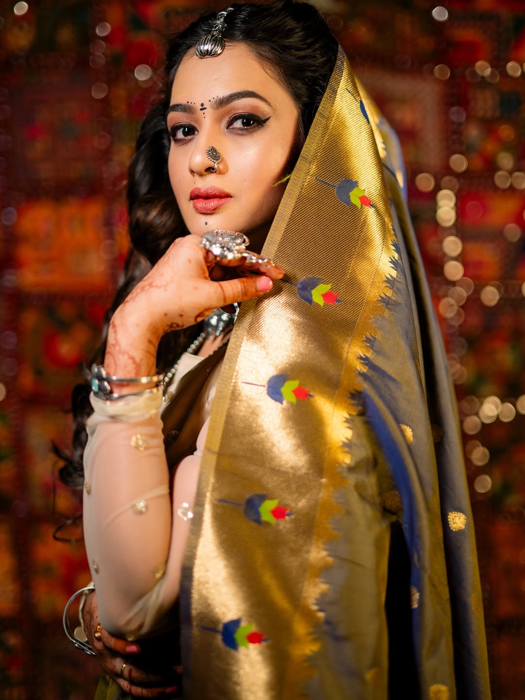 Girija prabhu traditional look