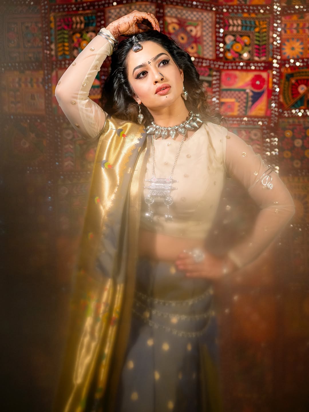 Girija prabhu traditional look