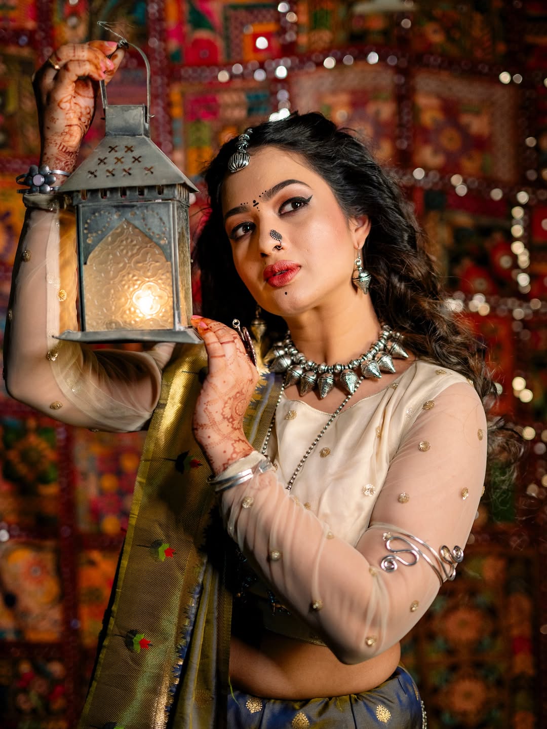Girija prabhu traditional look