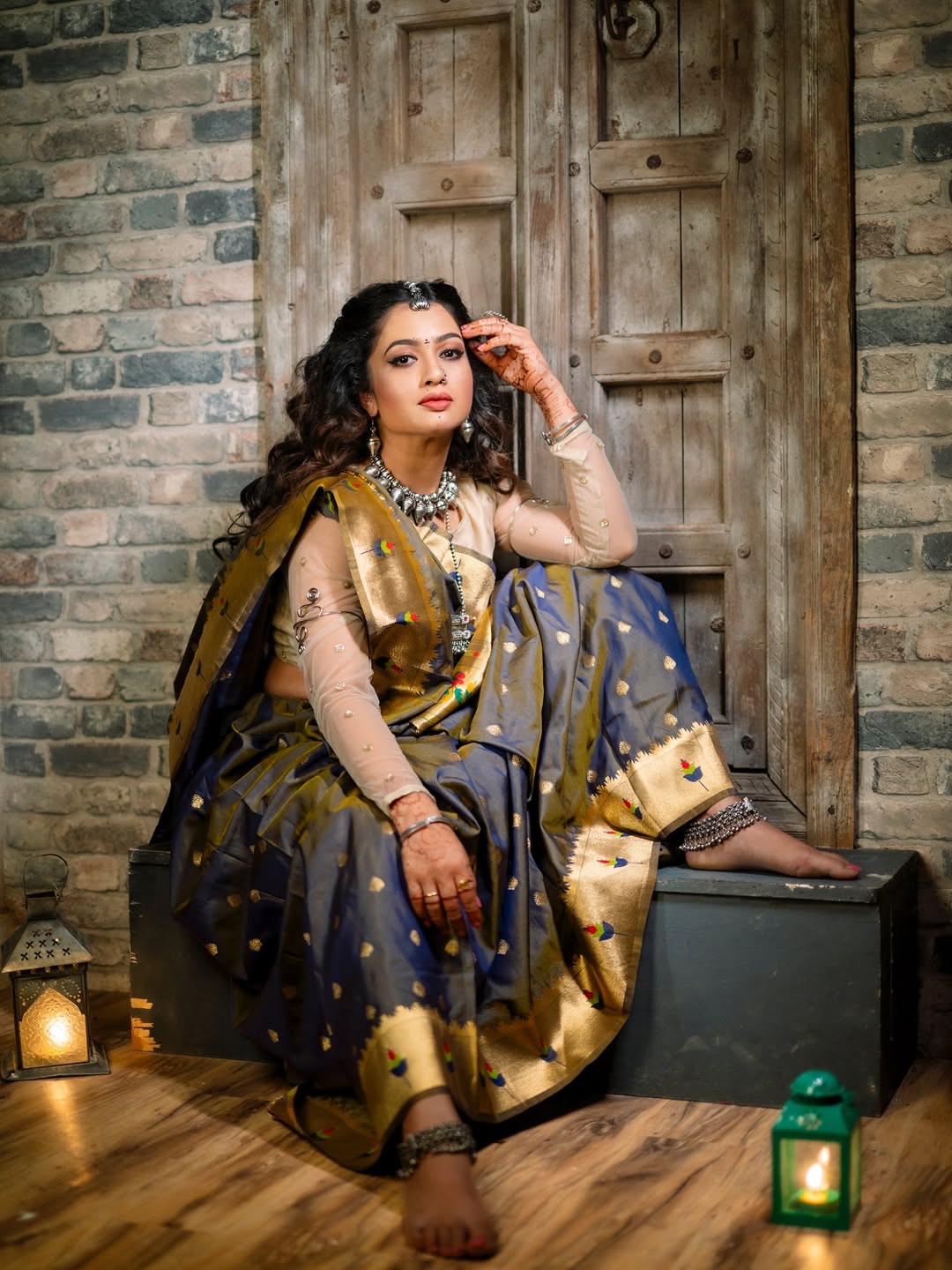 Girija prabhu traditional look