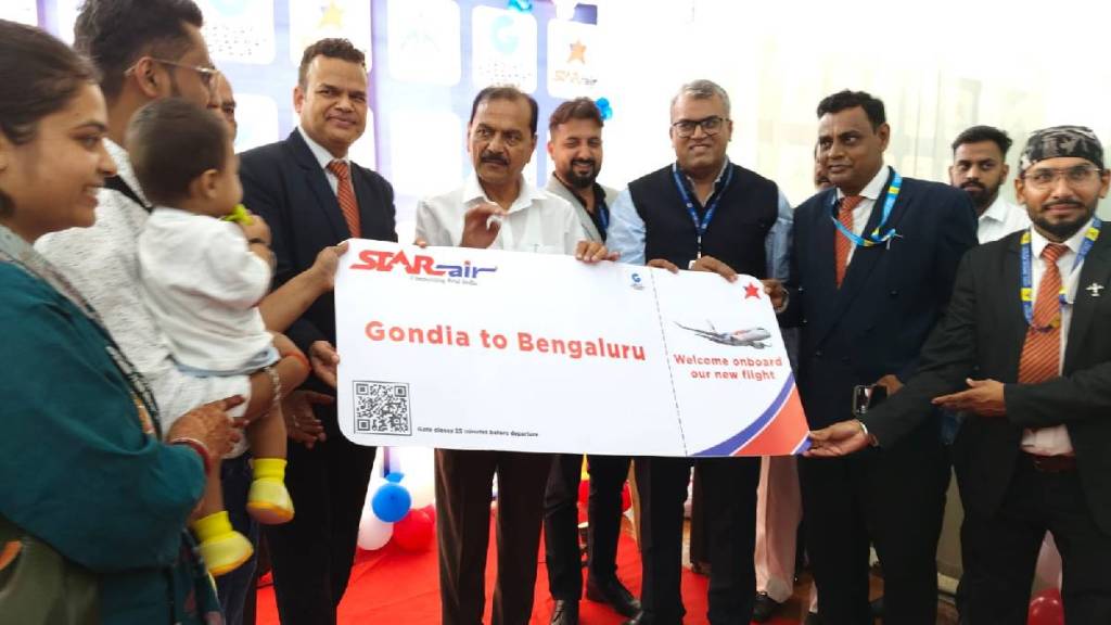 Gondia to Indore-Bengaluru flight service begins