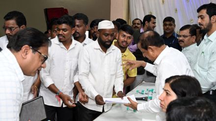 Guardian Minister Ganesh Naik vows corruption free development in Palghar district Vikramgad Janata Darbar