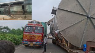 Heavy trailers cause multiple accidents Khoni Taloja highway despite morning ban