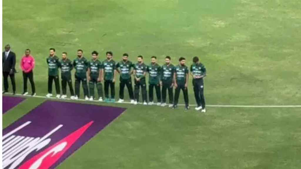 ND vs PAK Final Shaheen Afridi Haris Rauf Disrespect India National Anthem