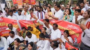 INDIA alliance stages Maharashtra state wide protest against Jan Suraksha Act