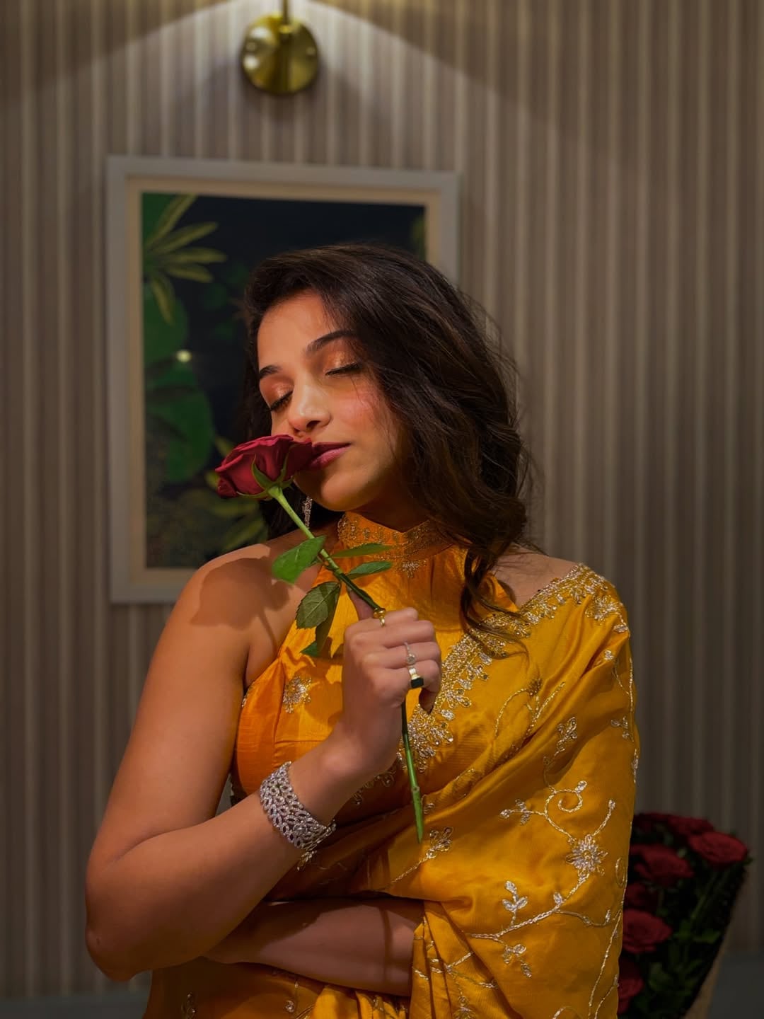 Jahnavi Killekar saree look