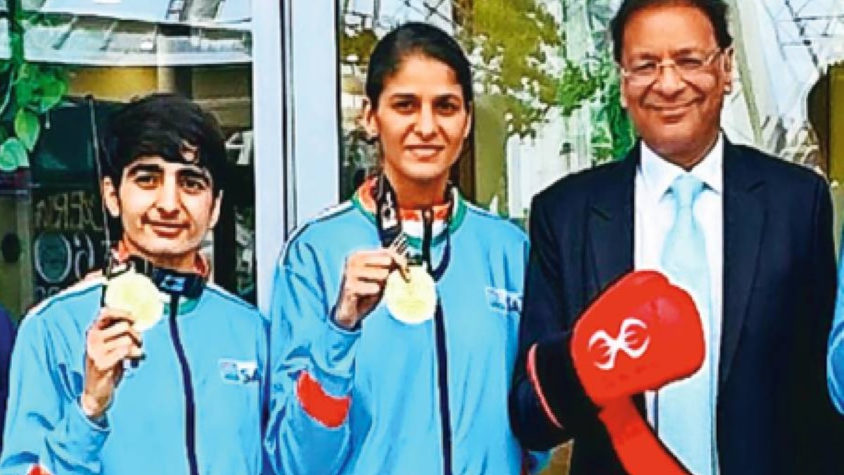 Jasmine Lamboria and Meenakshi Hooda win world boxing championship sports news