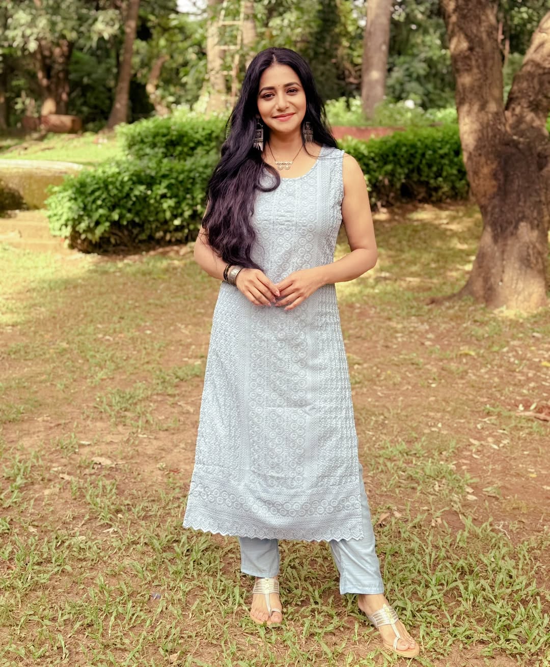 Jui Gadkari Grey Dress Look
