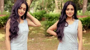 Jui Gadkari Grey Dress Look