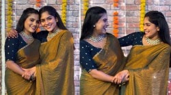‘हळद रुसली कुंकू हसलं’ मालिकेतील अभिनेत्रीचं साडीत ट्विनिंग; पाहा खास फोटो