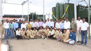 Construction of a short-term power substation in Kagal Industrial Estate