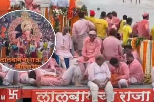 Lalbaugcha Raja Visarjan 2025 Live