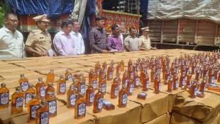 Liquor worth crores seized on Mumbai Nashik highway