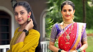 Mahima Mhatre Red Nauvari Saree Look