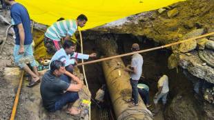 Malegaon water supply disrupted repair work of water pipeline still underway