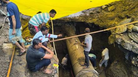 Malegaon water supply disrupted repair work of water pipeline still underway