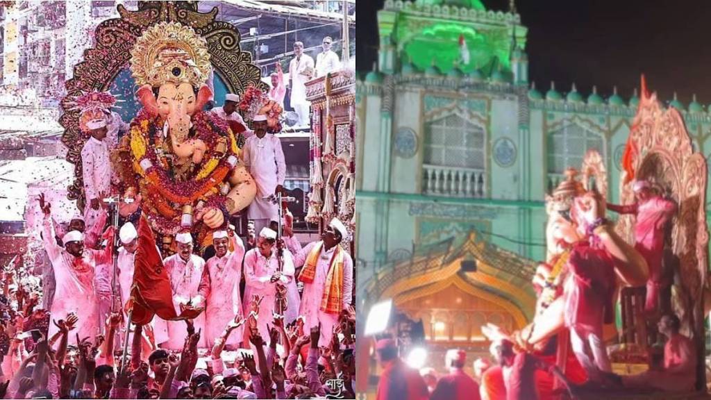 अनंत चतुर्दशी विशेष: लालबागचा राजा या मशि‍दीसमोर का थांबतो?