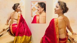 बॅकलेस ब्लाऊज अन् नऊवारी साडी! मराठमोळ्या अभिनेत्रीचा लूक पाहून चाहते घायाळ; म्हणाले, “अती सुंदर…”