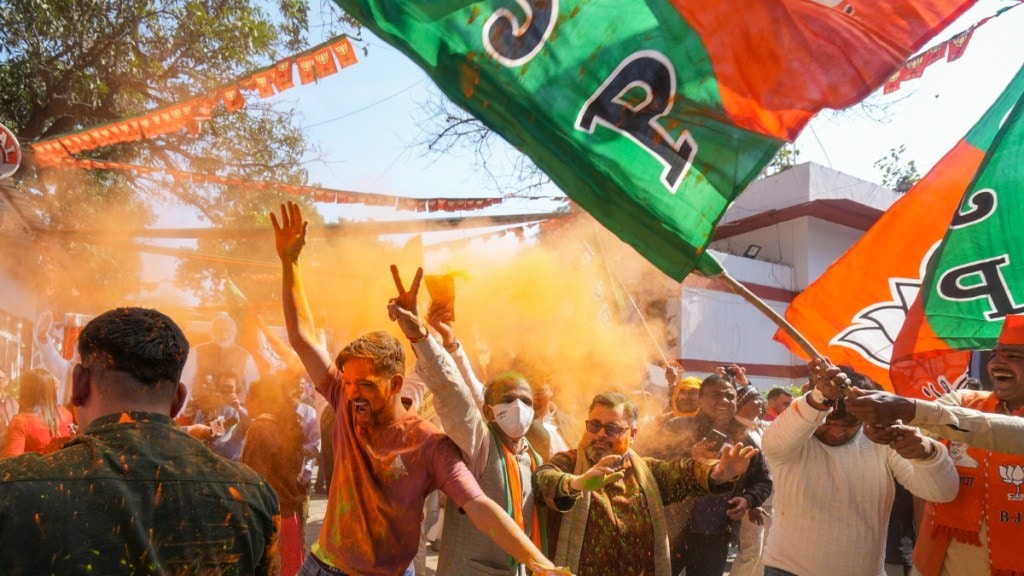Marathwada BJP celebrates maratha reservation