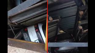 Mechanical parking lot collapses in Kings Circle; five cars damaged