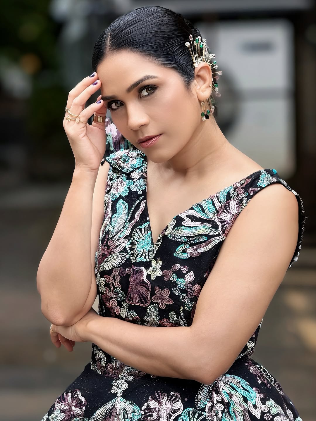 Meenakshi Rathod Zee Marathi Awards 2025 Nomination Party