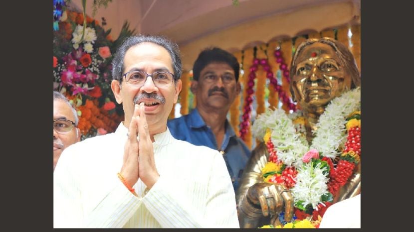 Meenatai Thackeray and Uddhav Thackeray