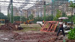 Mira Bhayandar Misuse of the play ground use for other events