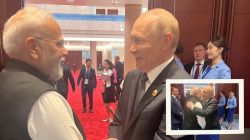 SCO परिषदेआधी चीनमध्ये मोदी-पुतिन यांची गळाभेट; डोनाल्ड ट्रम्प यांना सूचक इशारा दिल्याची चर्चा!